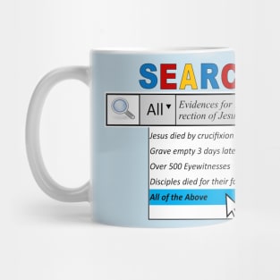 Search Evidences for Resurrection of Jesus Mug